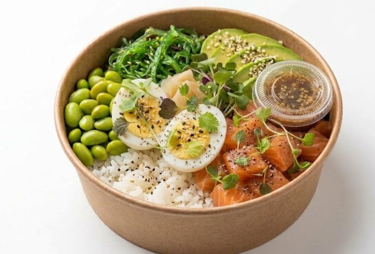 High Protein Sushi Poke Bowl