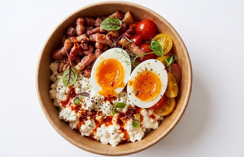Chilli Crisp Bacon and Egg Power Bowl - 350g