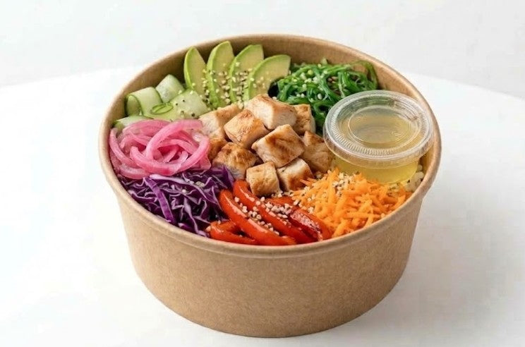 Savoury Chicken Poke Bowl